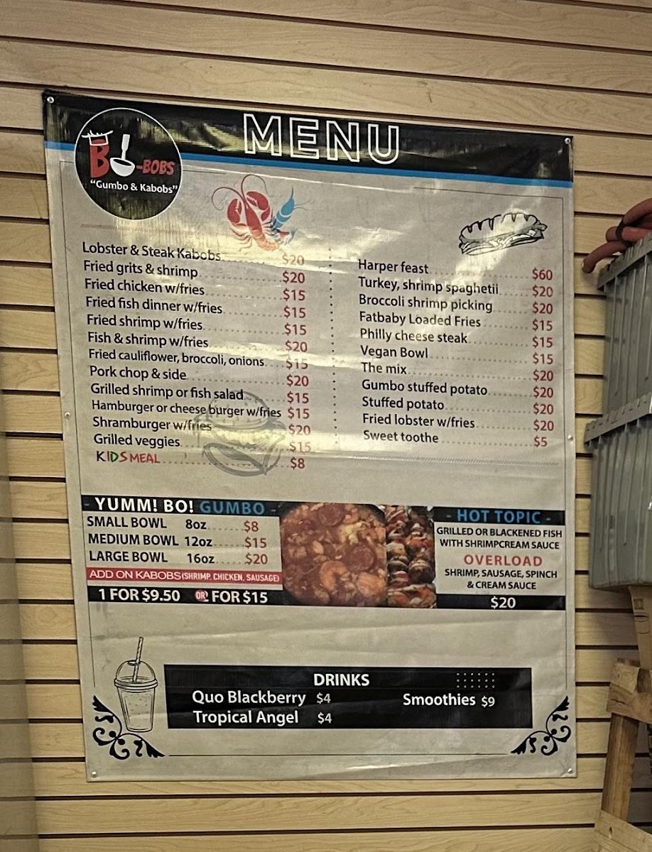 Bo-bobs Menu - Image 2